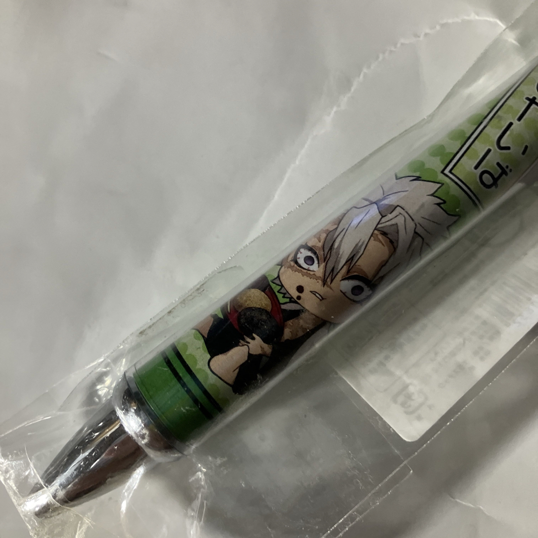 鬼滅の刃(キメツノヤイバ)の新品未使用 鬼滅の刃 不死川実弥 風柱 おはぎを食べるボールペン 公式グッズＰ インテリア/住まい/日用品の文房具(ペン/マーカー)の商品写真