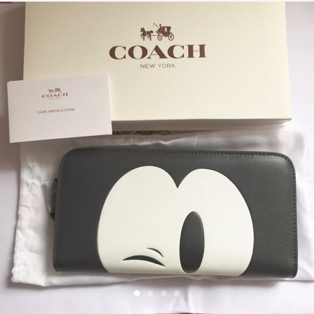 新品☆COACHコーチ☆ディズニー75周年数量限定ミッキー☆長財布 新品☆COACHコーチ☆ディズニー75周年数量限定ミッキー☆長財布