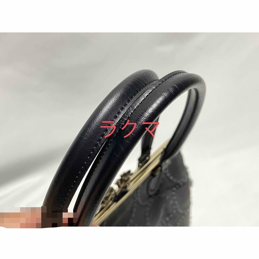 mina perhonen ハンドメイド がま口ハンドバッグ ハンドメイドのファッション小物(バッグ)の商品写真