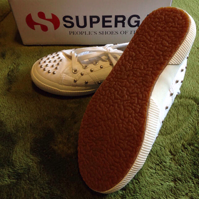 SUPERGA スタッズスニーカー