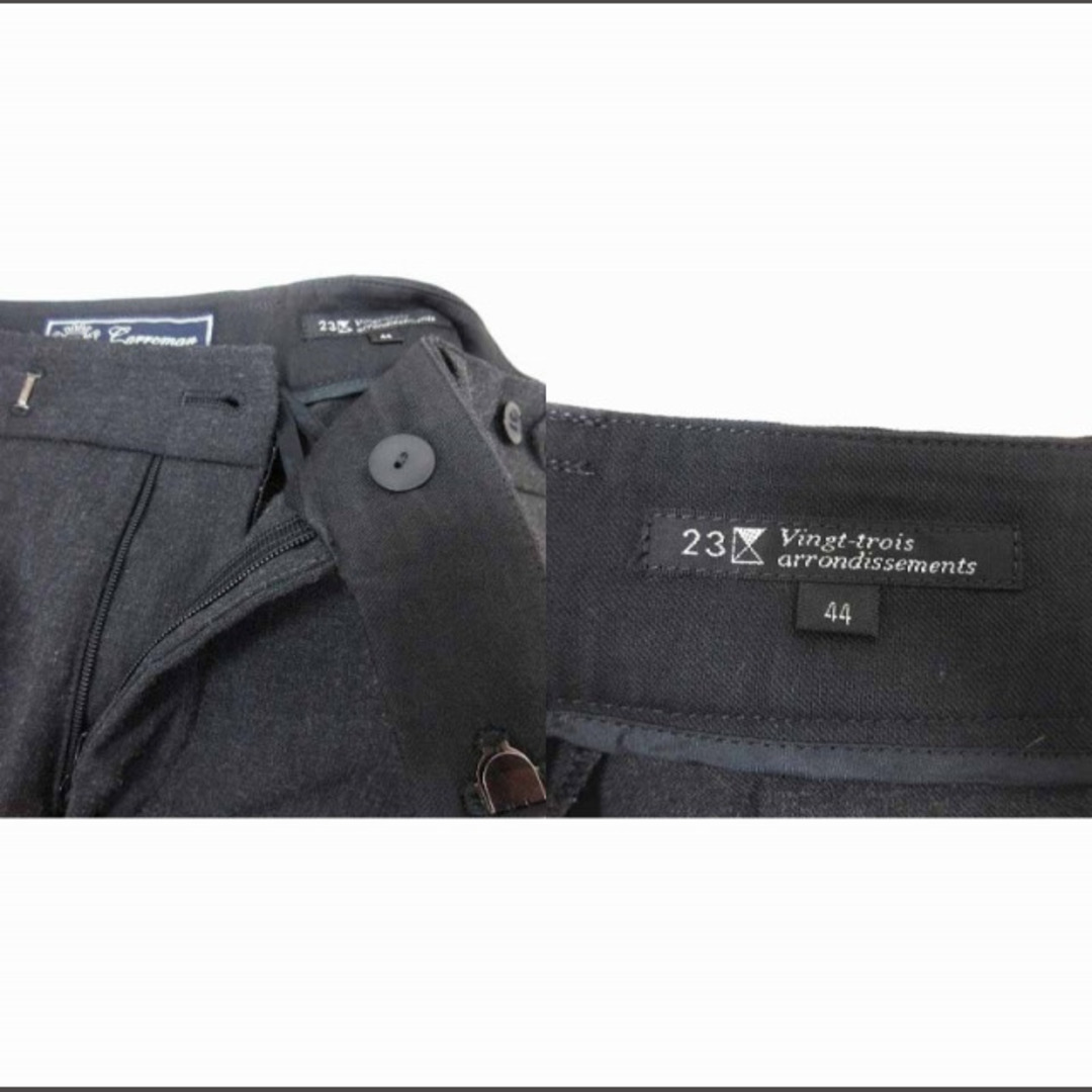 23区(ニジュウサンク)の23区 オンワード樫山 スラックスパンツ 44 XXL チャコールグレー /YK レディースのパンツ(その他)の商品写真