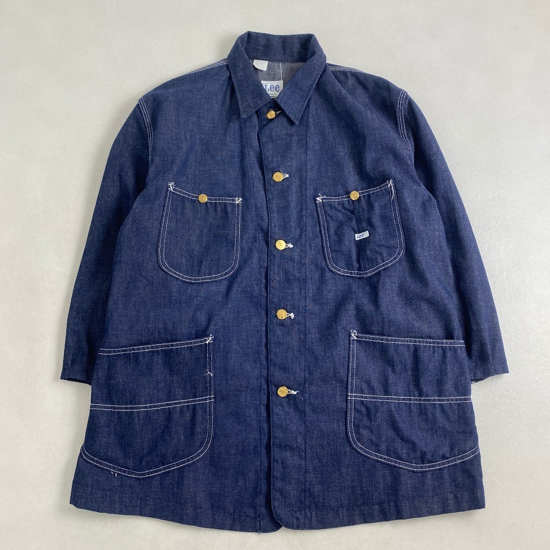 Lee(リー)のリー デニムジャケット 美品 Lee カバーオール 70s-80s 91-j メンズのジャケット/アウター(Gジャン/デニムジャケット)の商品写真