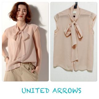 ユナイテッドアローズ(UNITED ARROWS)のUNITED ARROWS♡GW最終値下げ 美品 ピンク 春ブラウス(シャツ/ブラウス(半袖/袖なし))