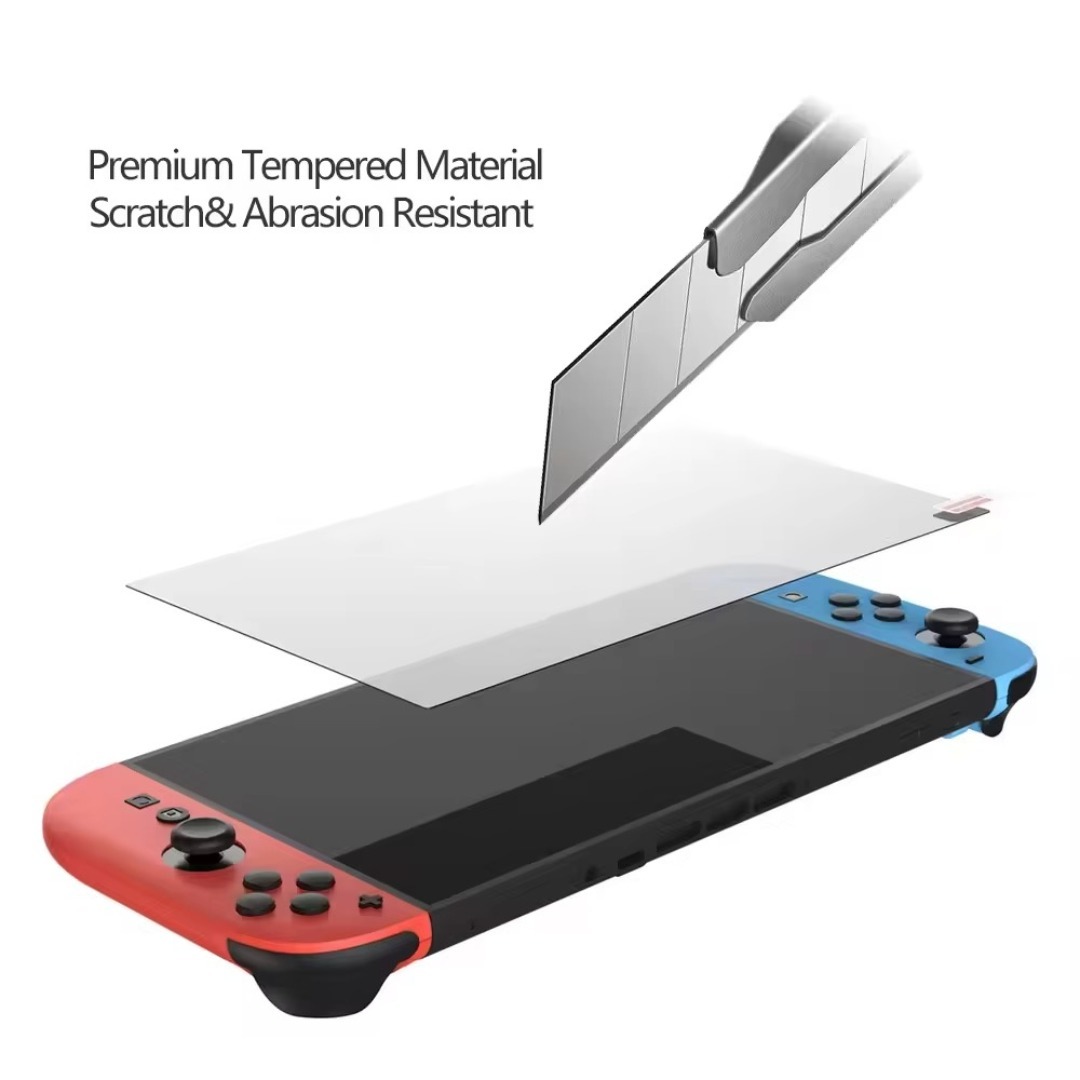 Switch2 スイッチ2 強化ガラスフィルム 画面保護フィルム 9Hハード エンタメ/ホビーのゲームソフト/ゲーム機本体(その他)の商品写真