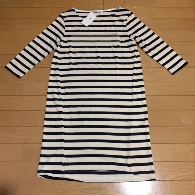 UNITED ARROWS green label relaxing(ユナイテッドアローズグリーンレーベルリラクシング)の★新品★タグ付き green label relaxing ボーダー ワンピース レディースのワンピース(ひざ丈ワンピース)の商品写真