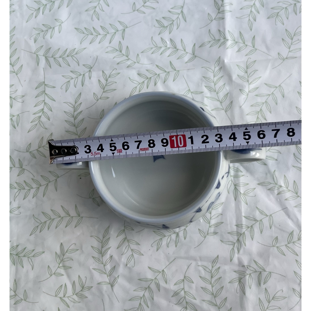 有田焼(アリタヤキ)の有田焼 雅峰 スープカップ サラダ皿 耳付き小鉢 2客セット インテリア/住まい/日用品のキッチン/食器(食器)の商品写真