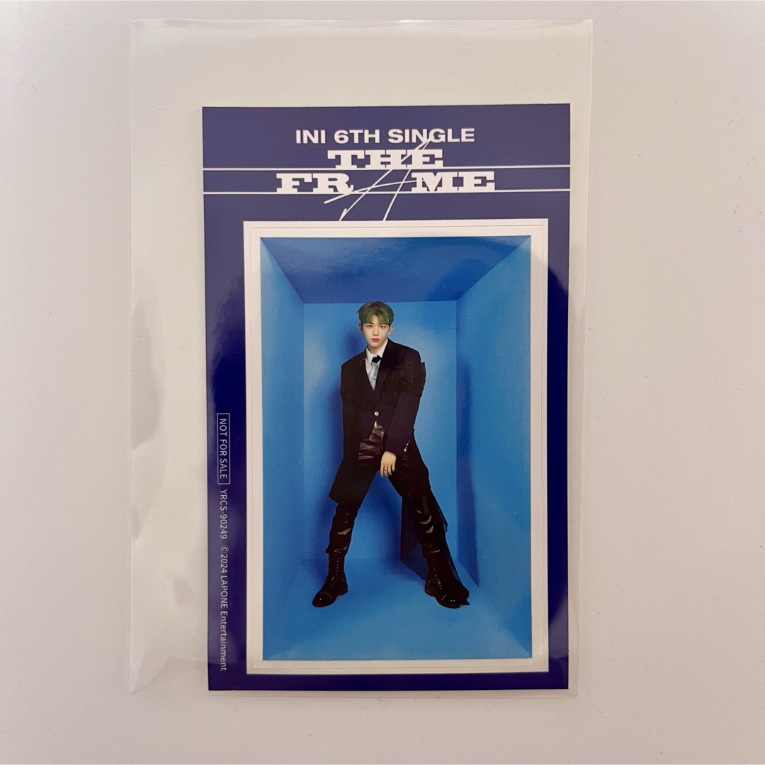 INI(アイエヌアイ)のINI『THE FRAME』FRAME IN ver. ステッカー 髙塚大夢 エンタメ/ホビーのタレントグッズ(アイドルグッズ)の商品写真