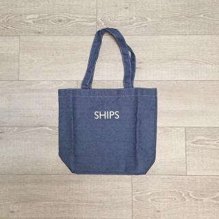 シップス(SHIPS)の♡未使用♡SHIPSデニム風A4トートバッグ♡(トートバッグ)