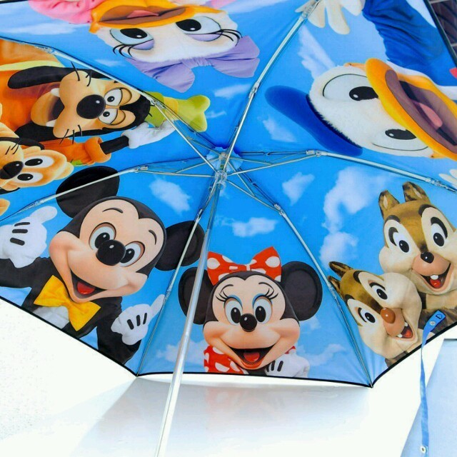 ファッション小物ディズニーリゾート 実写 ミッキーフレンズ 折り畳み傘