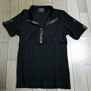 ニコル(NICOLE)のNICOLE CLUB FOR MEN 黒 シャツ レザー (シャツ)