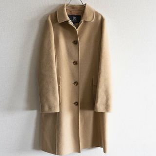 BURBERRY - 【美品】 BURBERRY LONDON 【ウール カシミヤ ステンカラーコート】 ノバチェック バーバリー ロンドン 25100462