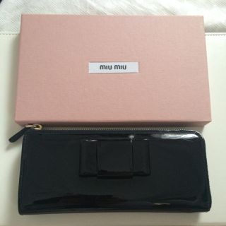 ミュウミュウ(MIU MIU)のmiumiu♡ リボン長財布♡(財布)