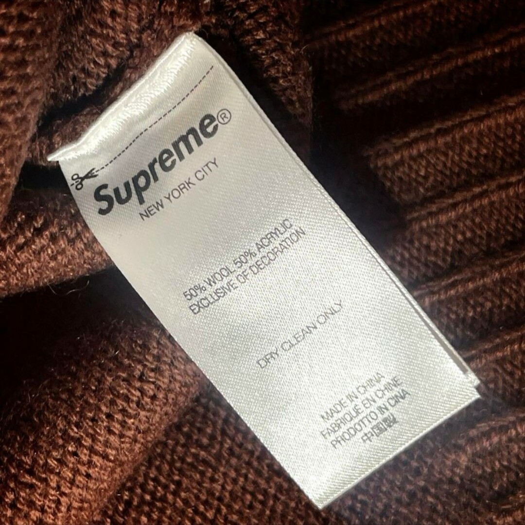 Supreme(シュプリーム)のsupreme classic brown logo Sweater knit メンズのトップス(ニット/セーター)の商品写真