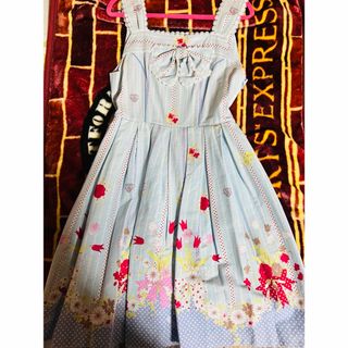 BABY,THE STARS SHINE BRIGHT - 【美品】BABY チューリップ柄 JSK