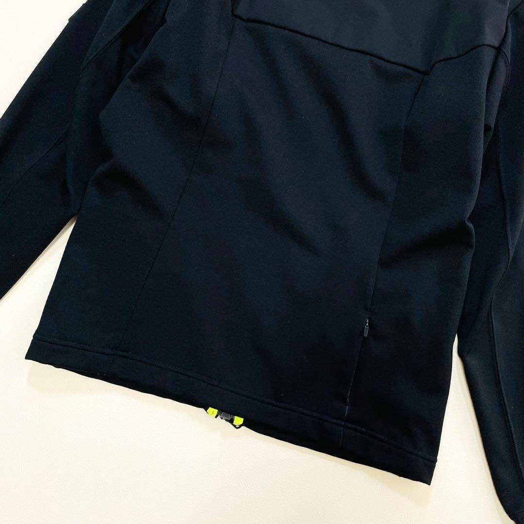 6470【美品】TFW49 ジップアップブルゾン ジャケット ブラック