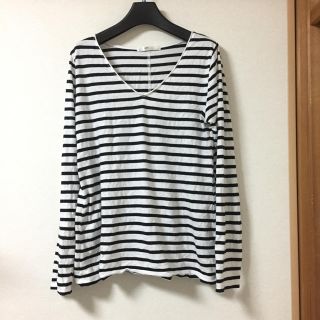 アズールバイマウジー(AZUL by moussy)のアズールバイマウジー 長袖カットソー L ボーダー ロデオ ベイフロー(カットソー(長袖/七分))