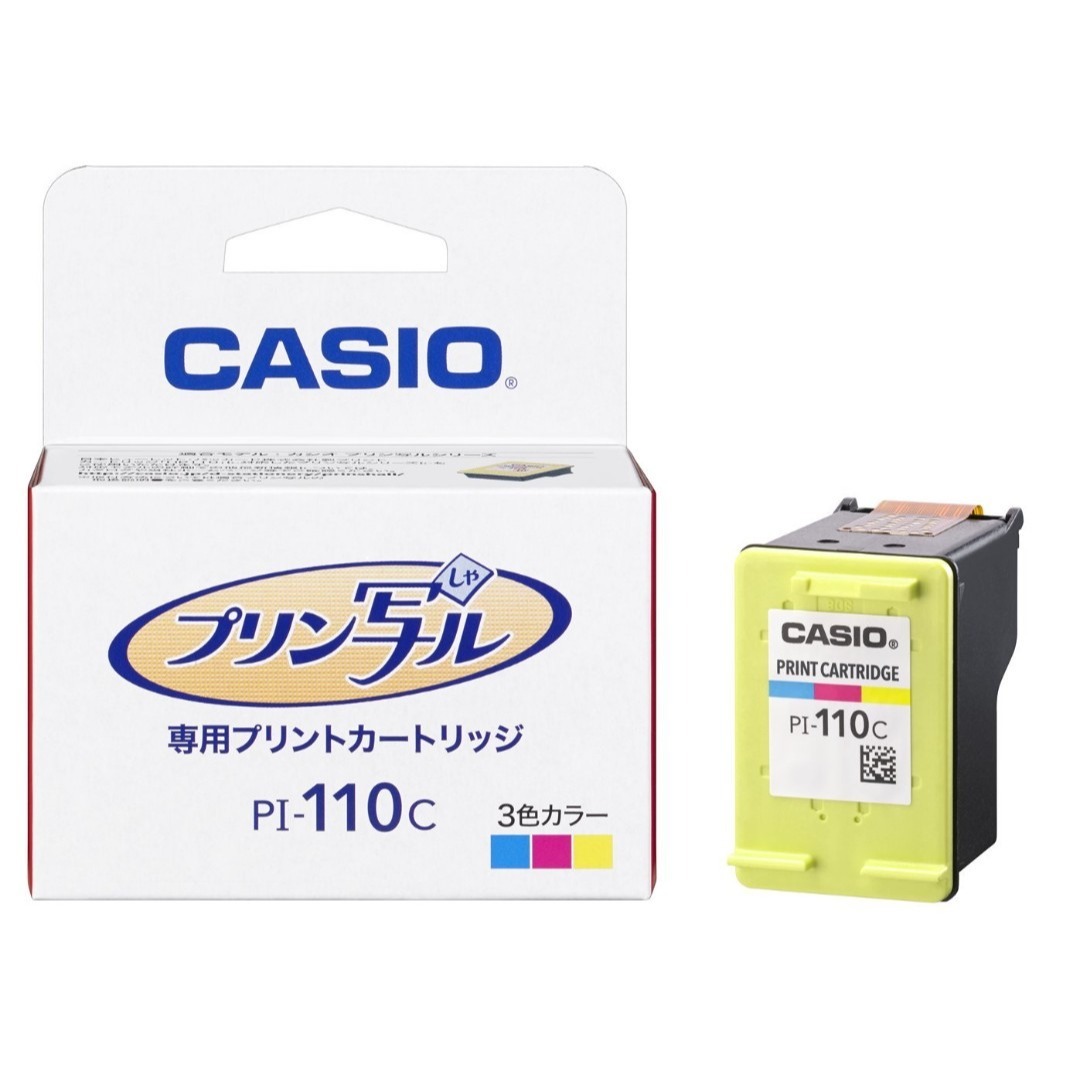【特価商品】カシオ プリン写ル専用カートリッジ PI-110C スマホ/家電/カメラのPC/タブレット(PC周辺機器)の商品写真