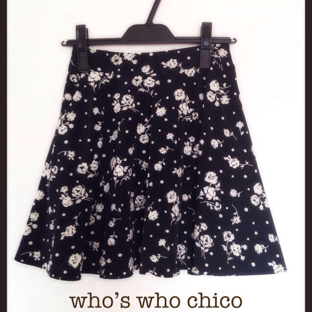 who's who Chico(フーズフーチコ)のchico＊花柄フレアスカート レディースのスカート(ミニスカート)の商品写真