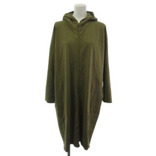 ババグーリ ロングパーカー ジャケット カーキ M (パーカー)