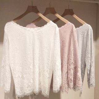 ダブルクローゼット(w closet)のamnos 様専用♡wcloset 今季 ☆ レーストップス(カットソー(長袖/七分))