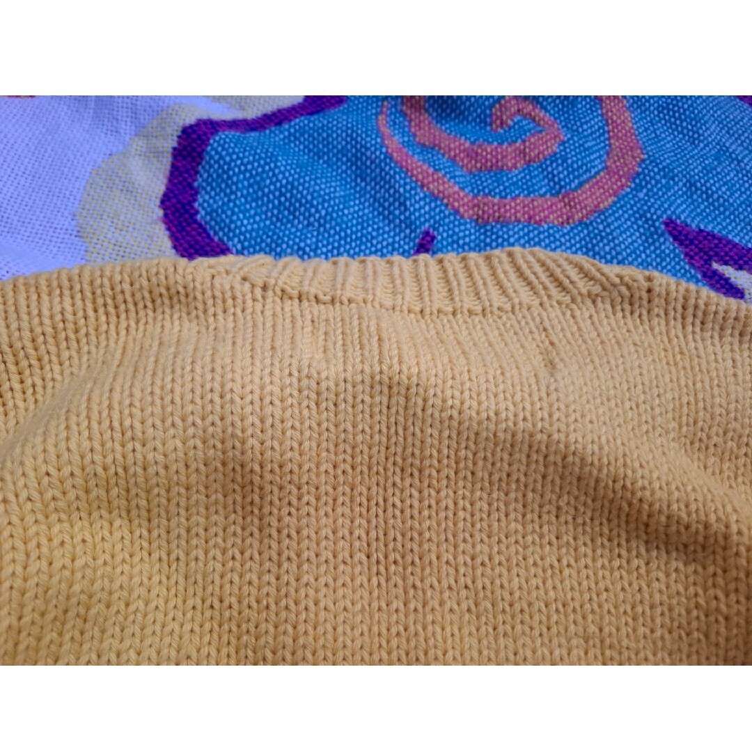 VINTAGE(ヴィンテージ)のUS VINTAGE ノアの方舟 人形 刺繍 ニット 3D 立体 120 キッズ/ベビー/マタニティのキッズ服男の子用(90cm~)(ニット)の商品写真