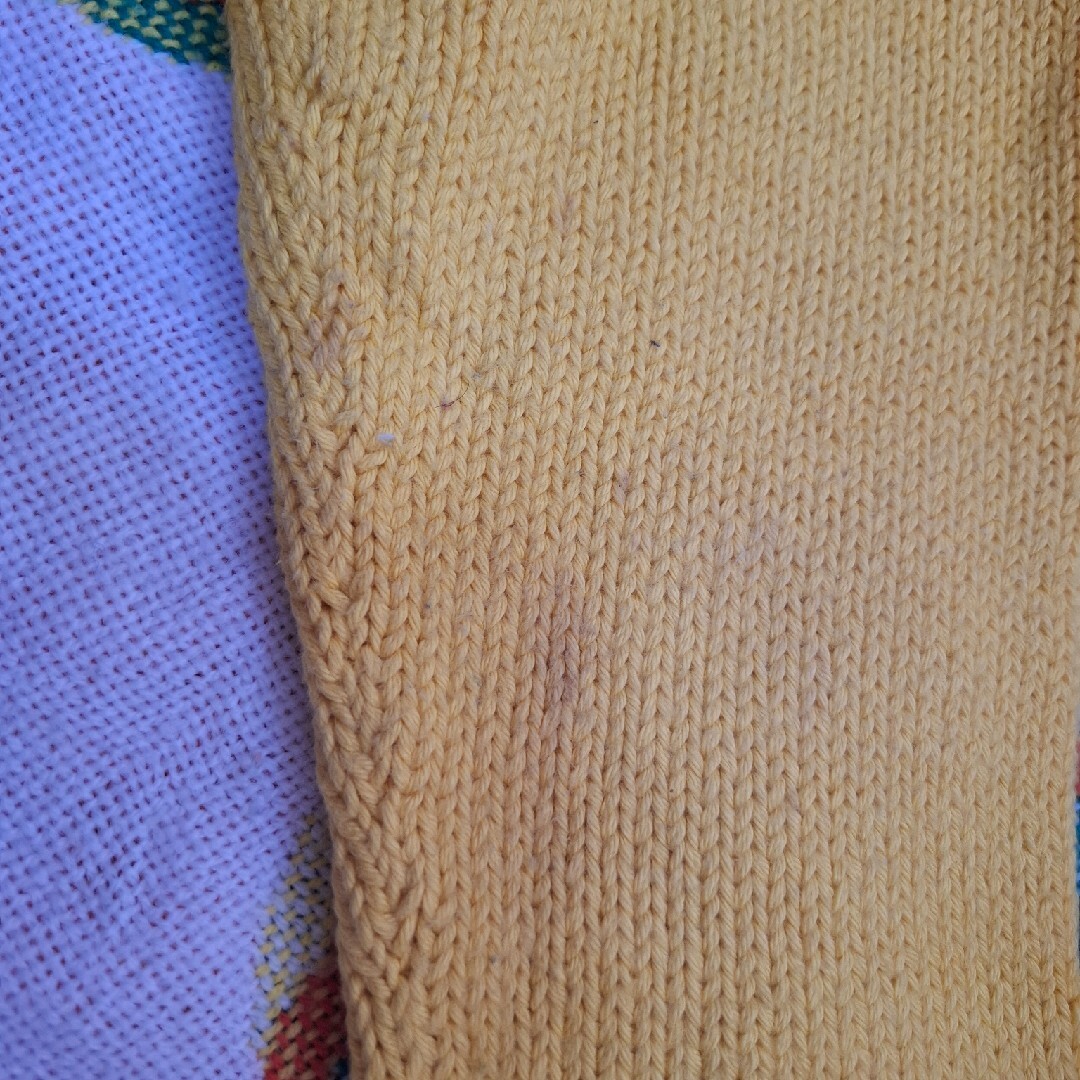 VINTAGE(ヴィンテージ)のUS VINTAGE ノアの方舟 人形 刺繍 ニット 3D 立体 120 キッズ/ベビー/マタニティのキッズ服男の子用(90cm~)(ニット)の商品写真