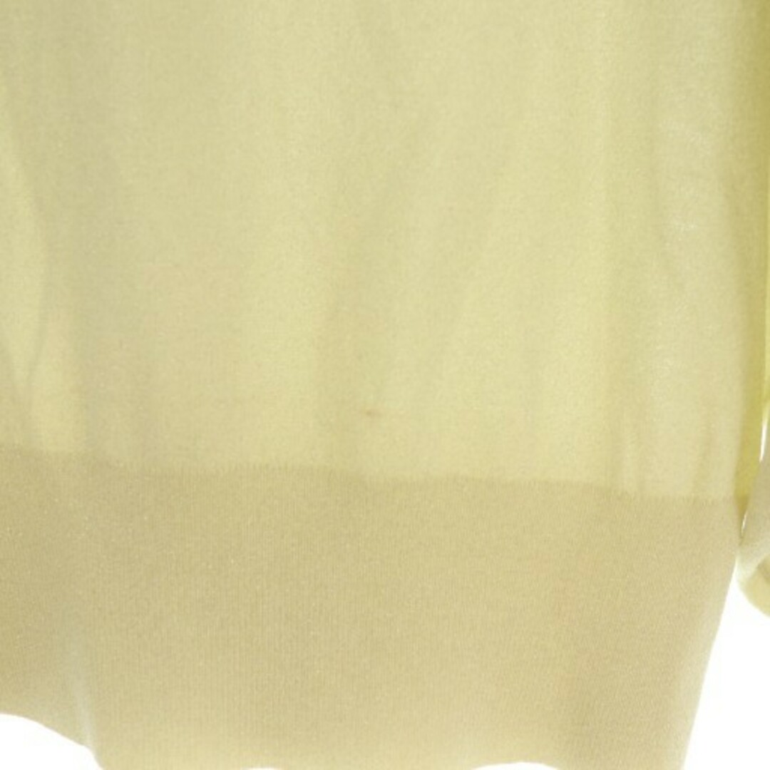 M'S GRACY(エムズグレイシー)のエムズグレイシー ラメ混カーディガン 長袖 リボン クルーネック ビジューボタン レディースのトップス(カーディガン)の商品写真