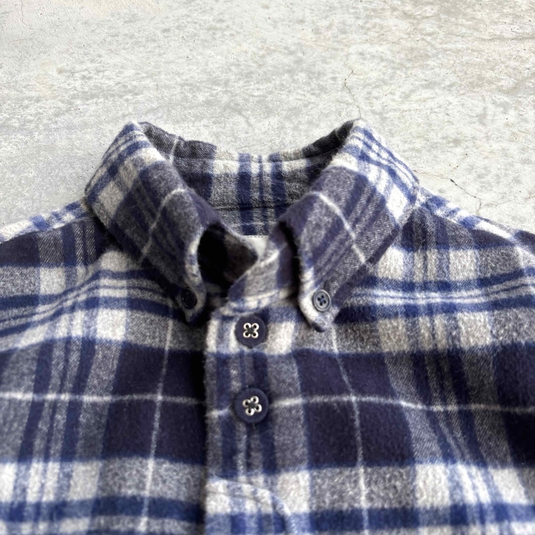 美品 nisica ニシカ ネルシャツ ボタンダウン 長袖シャツ ヘビネル 2 メンズのトップス(シャツ)の商品写真