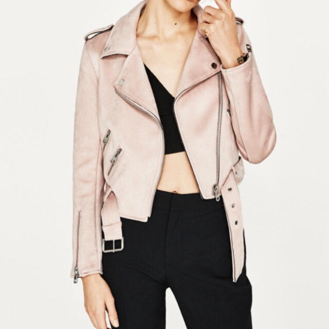 ZARA ライダース スエード - アウター ZARA ライダース スエード - アウター