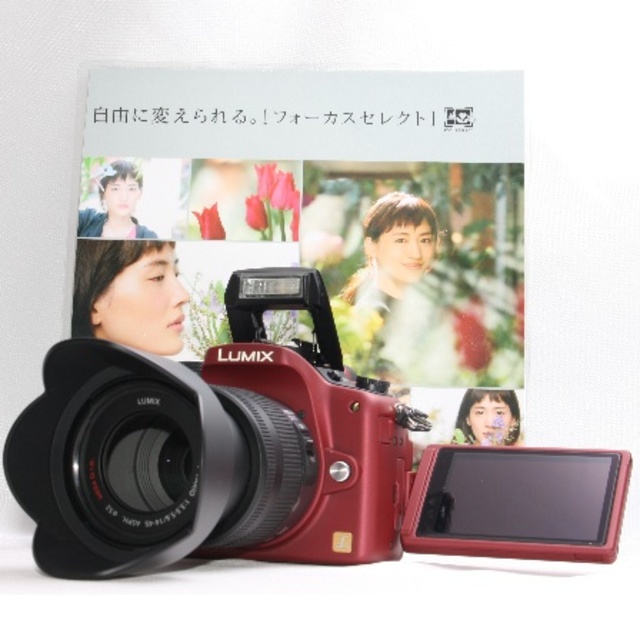 日本最級 Panasonic - レンズキット♥️ G1 LUMIX ♥️自撮り&情熱レッド♥️Panasonic ミラーレス一眼