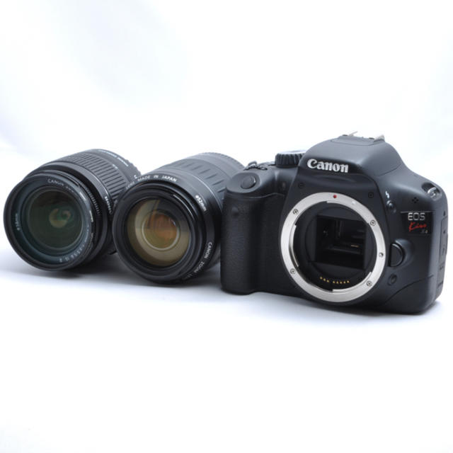 Canon KISS X4 Wレンズキットの通販 by joycamera｜キヤノンならラクマ - ❤️超美品❤️スマホ転送可能❤️Canon 低価人気