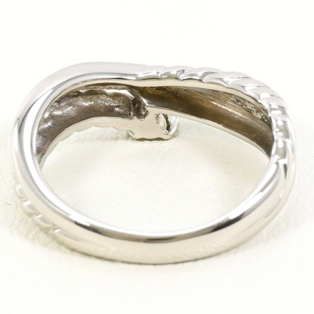 PT900 プラチナ リング 指輪 11号 ダイヤ 0.13 総重量約5.5g ジュエリー 中古 送料無料 新品同様 【中古】 ギフトラッピング無料 レディースのアクセサリー(リング(指輪))の商品写真