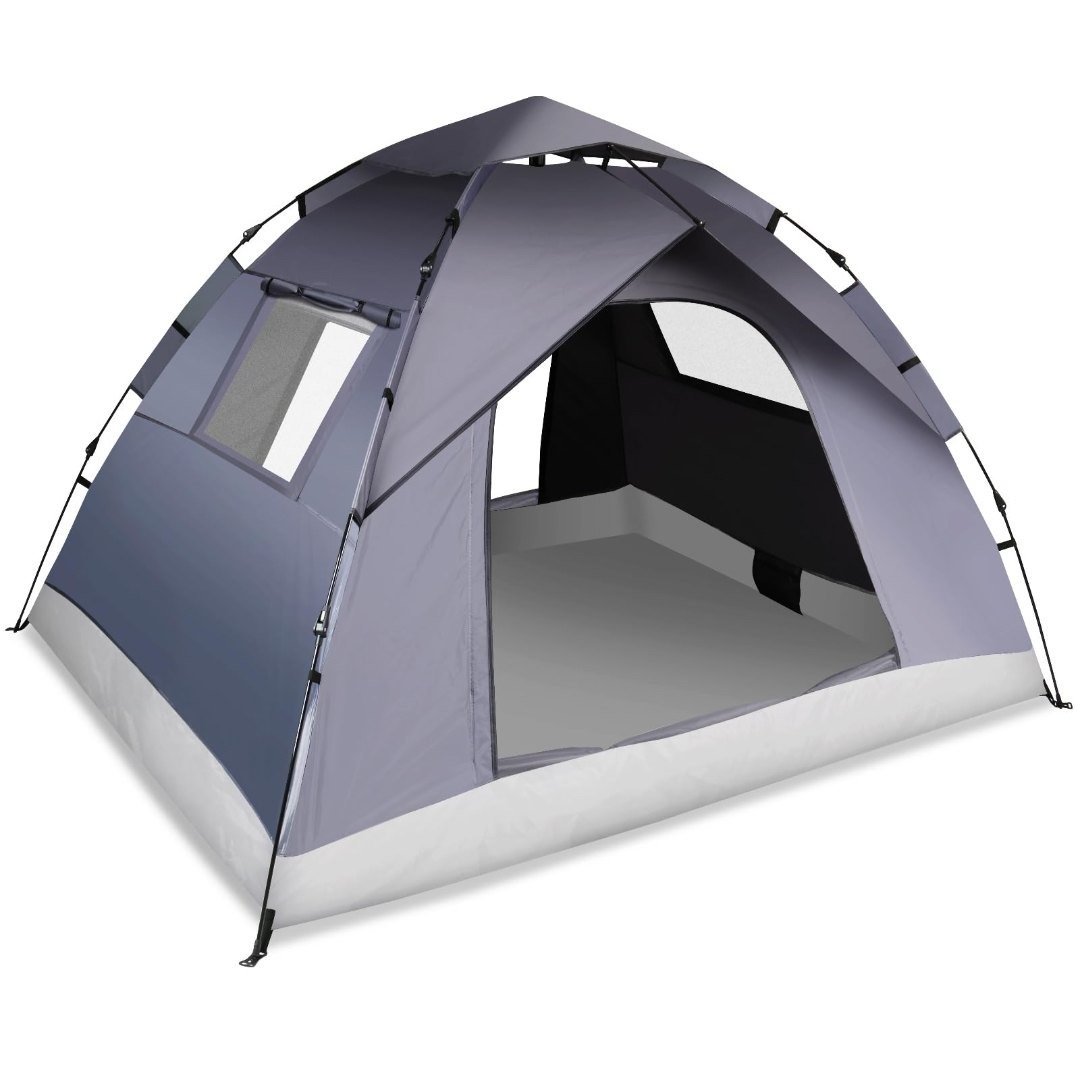 ワンタッチテント 4人用 ポップアップ 簡易 テント 4人用 大型 折りたたみ  スポーツ/アウトドアのアウトドア(テント/タープ)の商品写真