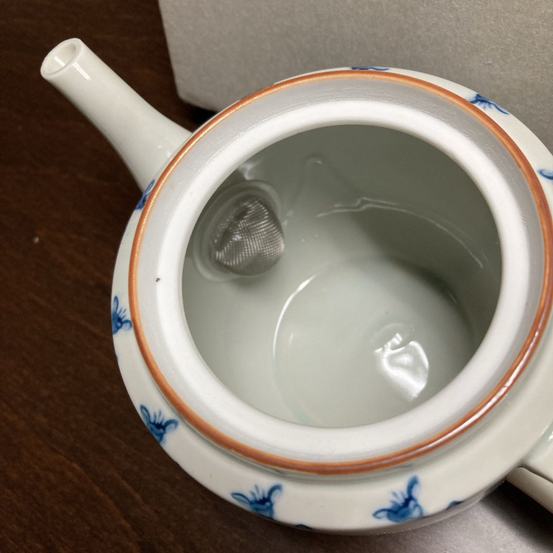 有田焼(アリタヤキ)の有田焼　忠窯　急須湯呑みセット インテリア/住まい/日用品のキッチン/食器(食器)の商品写真