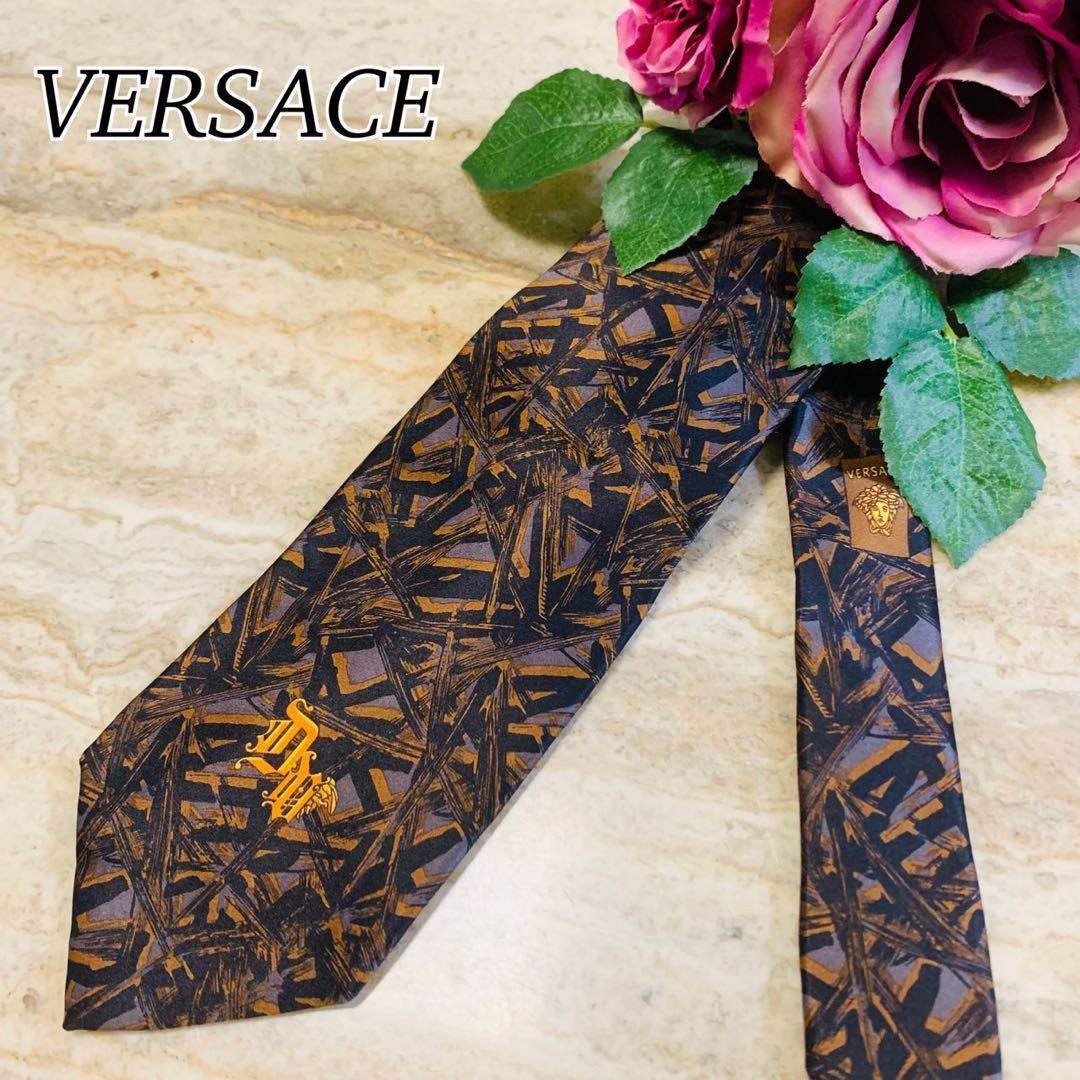 VERSACE(ヴェルサーチ)のN165 新品未使用 ヴェルサーチェ ネクタイ メンズ メンズのファッション小物(ネクタイ)の商品写真
