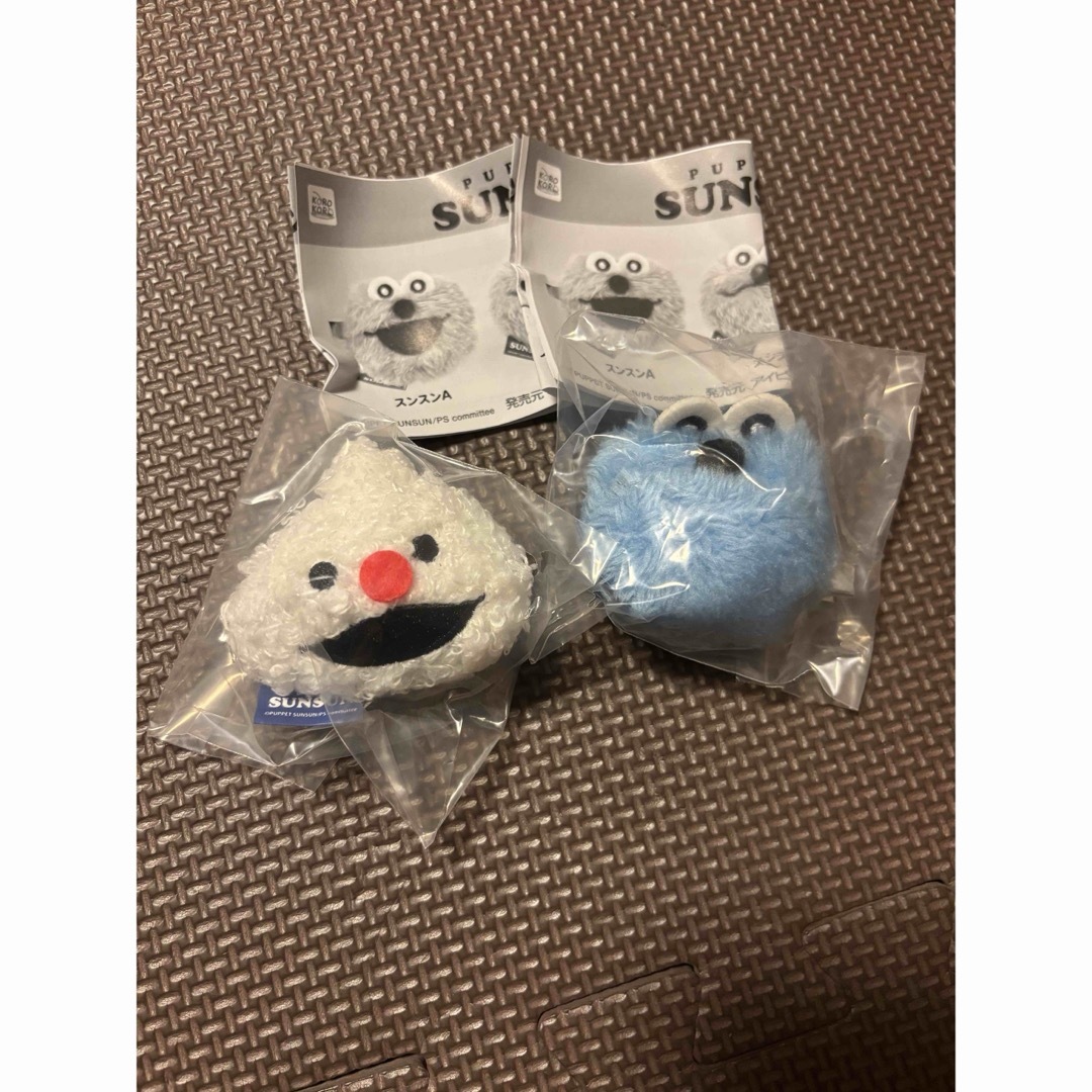 パペットスンスン・ノンノン 前髪クリップ 2個セット エンタメ/ホビーのおもちゃ/ぬいぐるみ(キャラクターグッズ)の商品写真