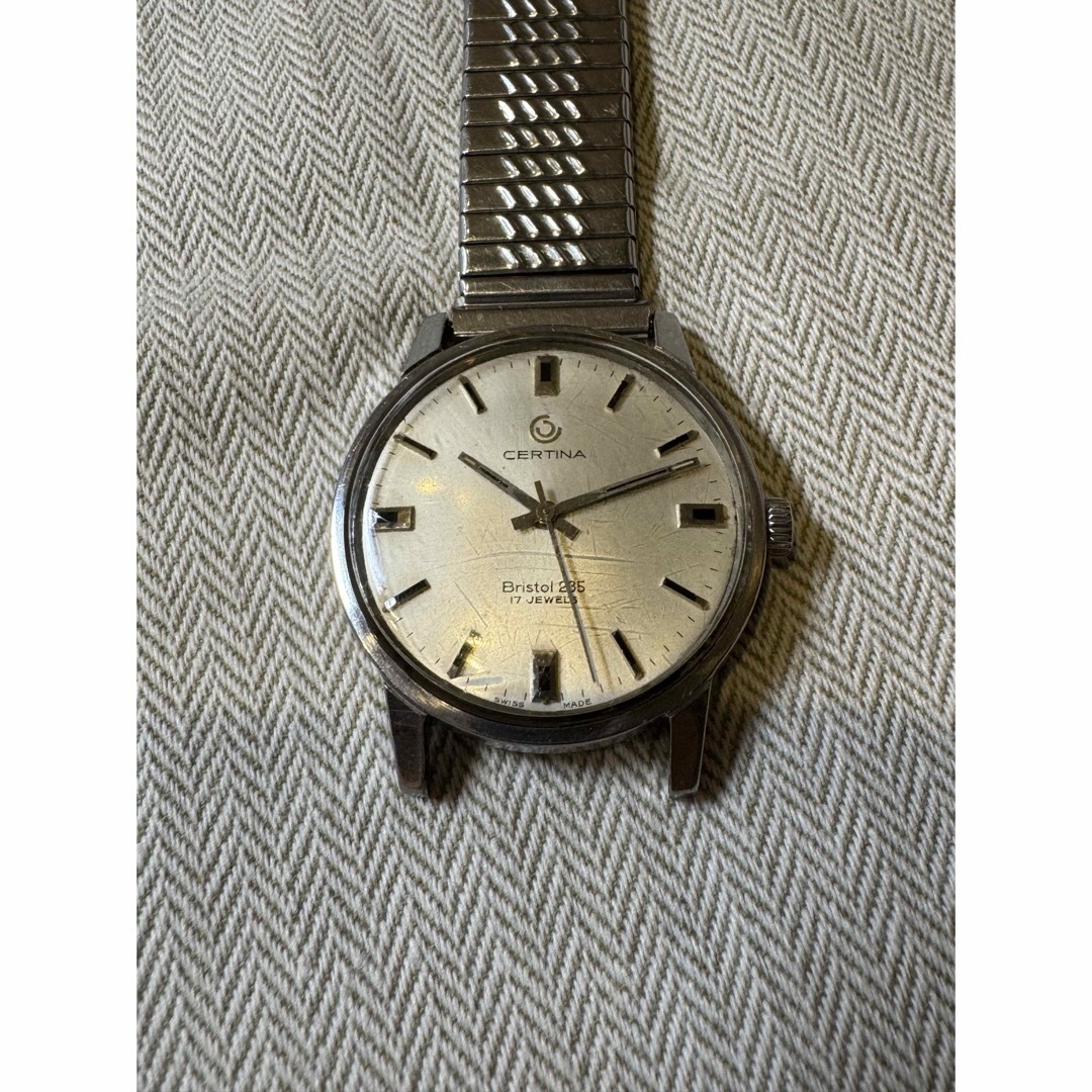 CERTINA(サーチナ)のアンティーク　certina 機械式　34mm シンプル　時計　ウォッチ　自動巻 レディースのファッション小物(腕時計)の商品写真