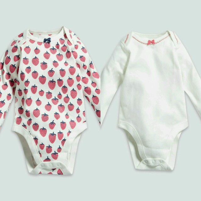 PETIT BATEAU(プチバトー)の【日本未入荷】マークス&スペンサー ロンパース5枚セット キッズ/ベビー/マタニティのベビー服(~85cm)(ロンパース)の商品写真