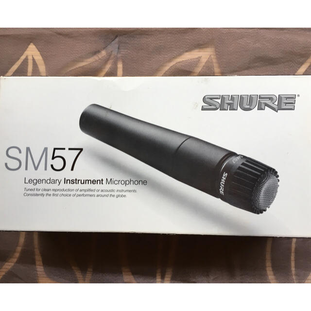 SHURE  SM57  ダイナミックマイク 楽器のレコーディング/PA機器(マイク)の商品写真