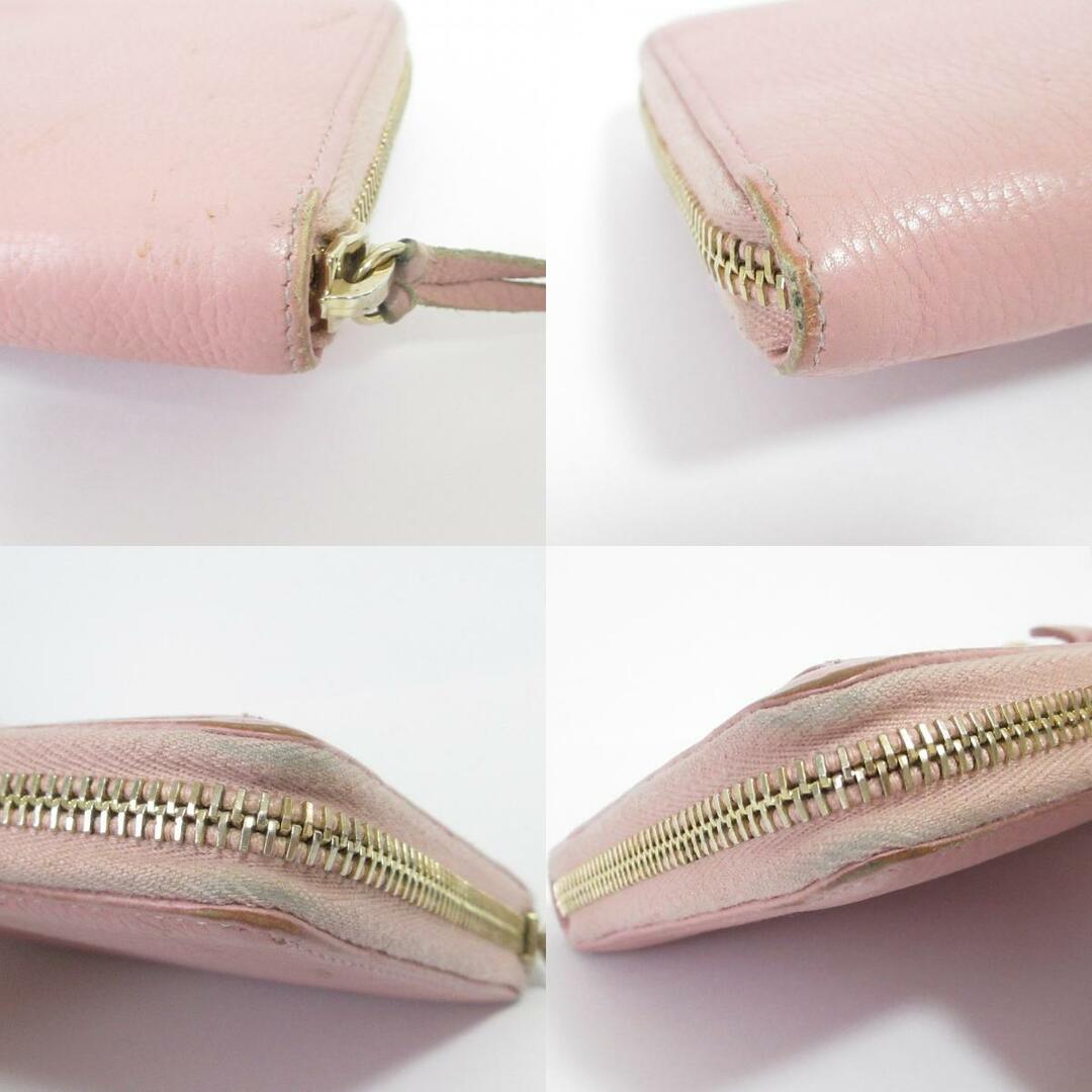 BALENCIAGA(バレンシアガ)の良品 BALENCIAGA バレンシアガ ラウンドファスナー 長財布 ロングウォレット ピンク レディース 古着 中古 USED レディースのファッション小物(財布)の商品写真