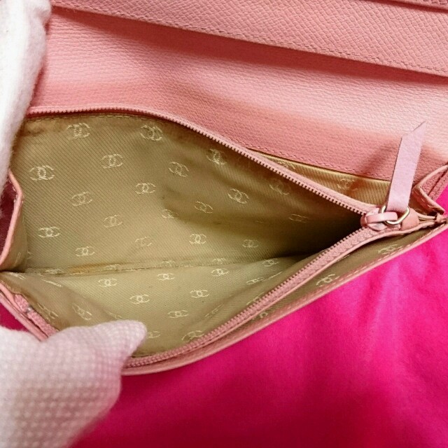 本物保証HOT CHANEL by risa's shop｜シャネルならラクマ - 美品正規品長財布*ピンクの通販 得価超激安