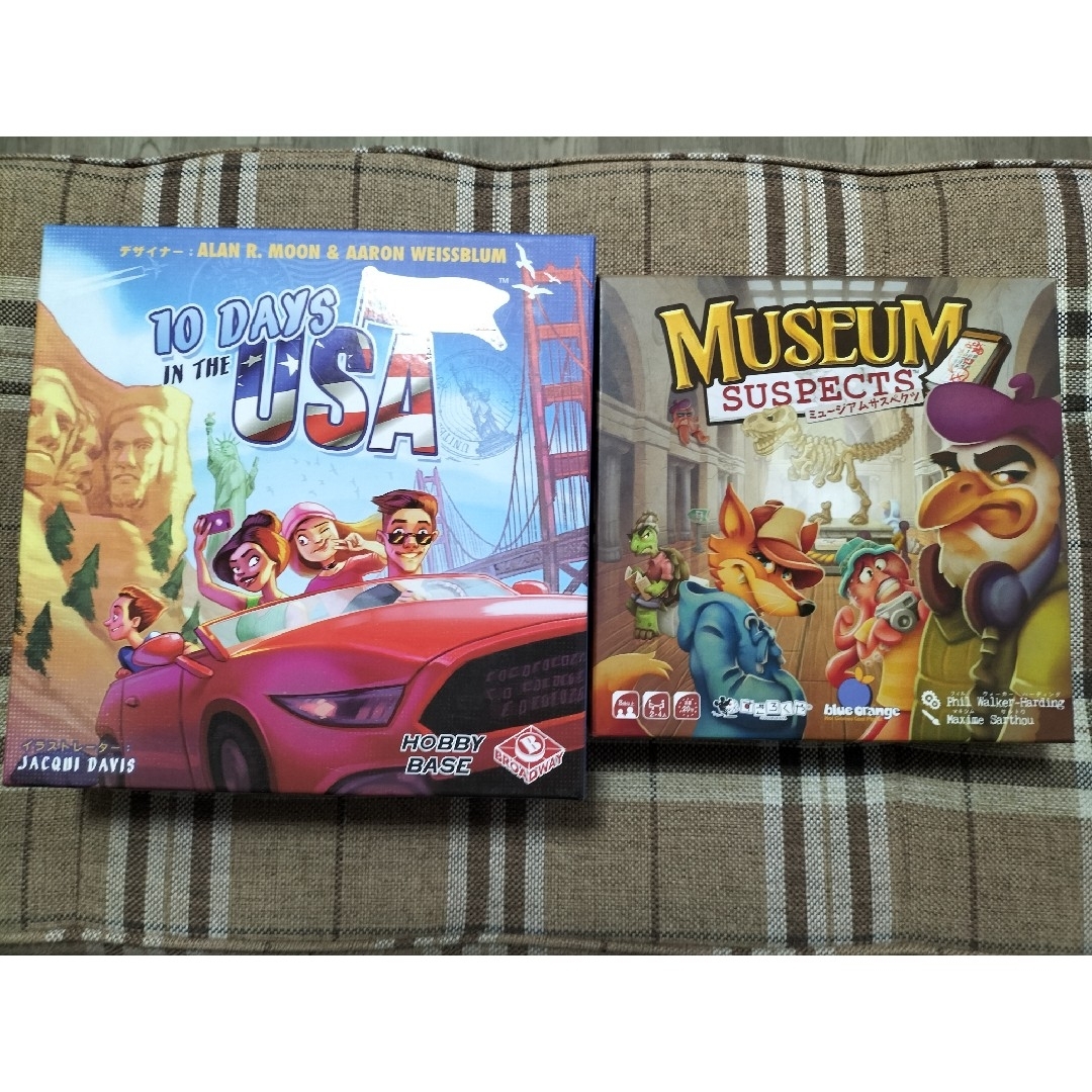 【ボードゲーム】10 days in the USA & ミュージアムサスペクツ エンタメ/ホビーのテーブルゲーム/ホビー(その他)の商品写真