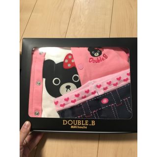 ダブルビー(DOUBLE.B)のダブルビー 出産祝い 新品未使用 女の子 ピンク セット(その他)