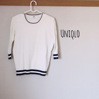 ユニクロ(UNIQLO)のUNIQLO 七分袖トップス(Tシャツ(長袖/七分))