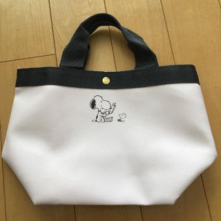 スヌーピー(SNOOPY)のBAILA付録 スヌーピー レザー調トートバッグ(トートバッグ)