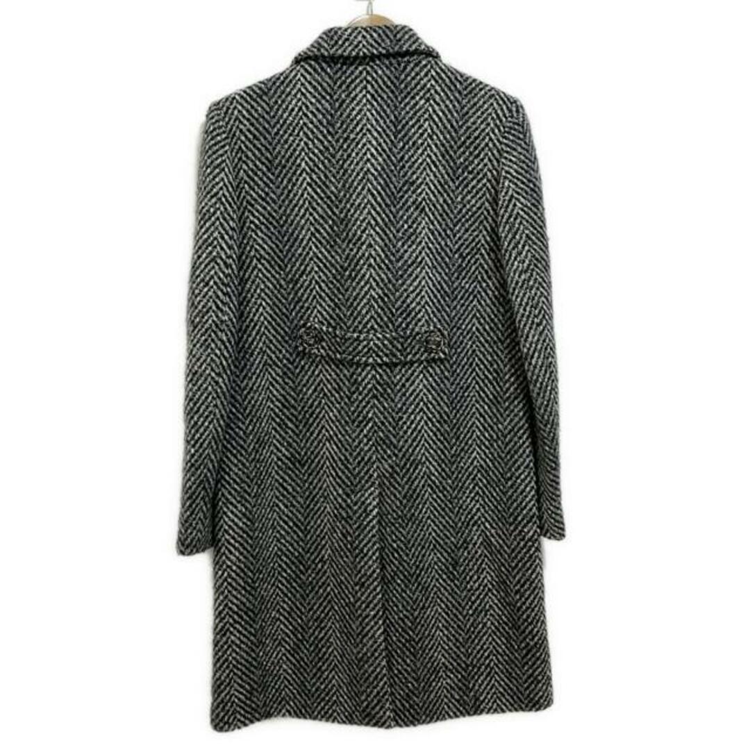 DAKS(ダックス)のDAKS(ダックス) コート サイズ10 L レディース - 白×ライトグレー×黒 長袖/秋/冬 レディースのジャケット/アウター(その他)の商品写真