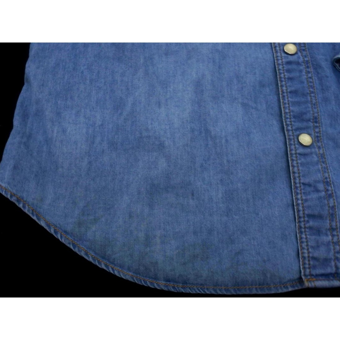 UNITED ARROWS(ユナイテッドアローズ)のBEAUTY & YOUTH ビューティ&ユース ユナイテッドアローズ デニム シャツ sizeS/青 ◇■ メンズ メンズのトップス(シャツ)の商品写真