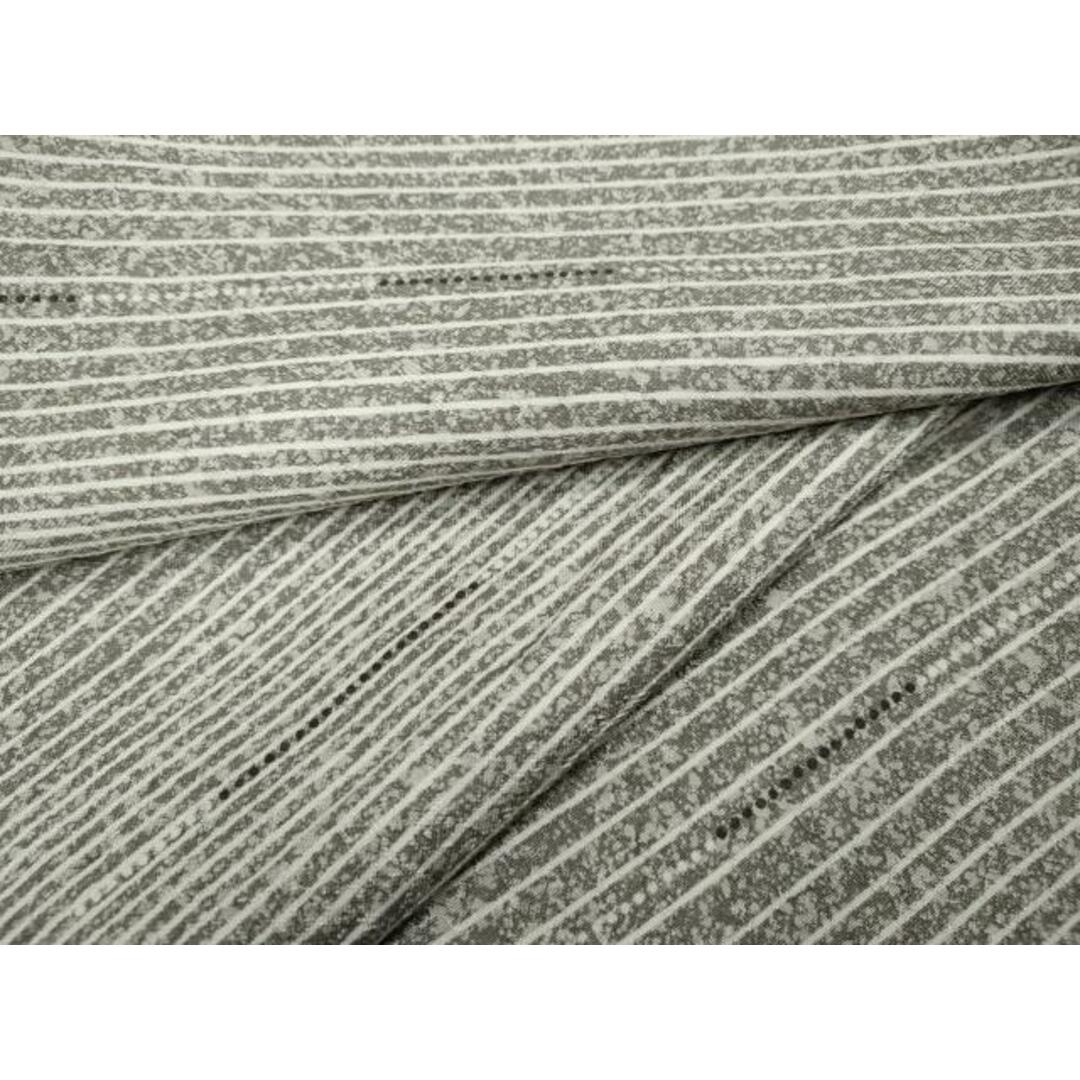 平和屋着物●上質な小紋 横段文 正絹 逸品 CAAY5190ut レディースの水着/浴衣(着物)の商品写真