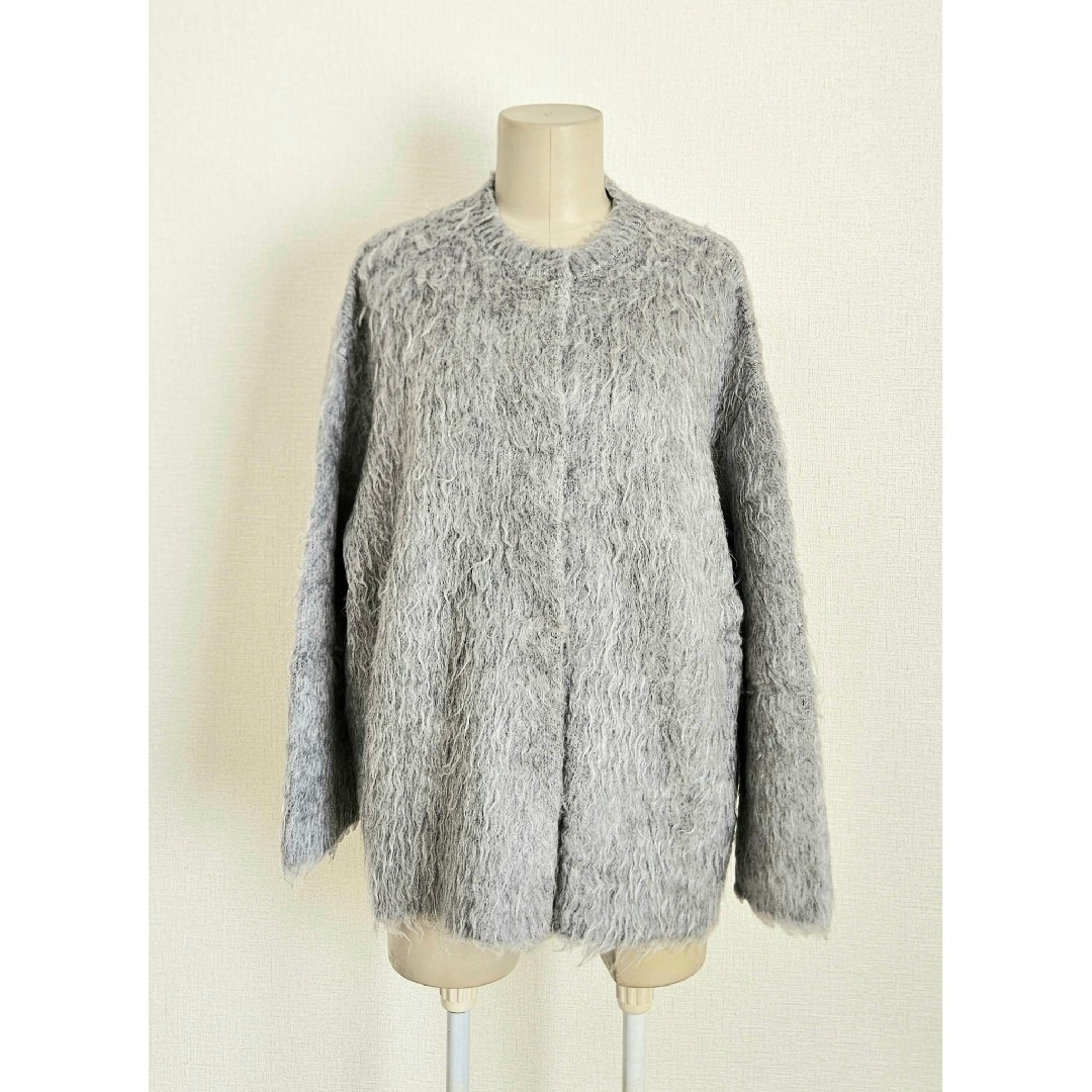 SLOBE IENA(スローブイエナ)の【最終価格】★スローブイエナ シャギーロングスリーブニットカーディガン レディースのトップス(カーディガン)の商品写真