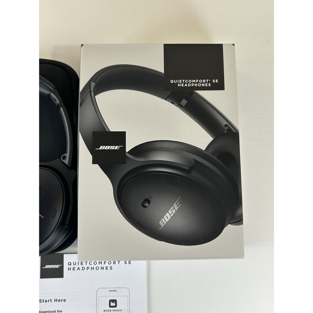 BOSE(ボーズ)の【試着のみ未使用】BOSE QuietComfort SE ワイヤレスヘッドホン スマホ/家電/カメラのオーディオ機器(ヘッドフォン/イヤフォン)の商品写真
